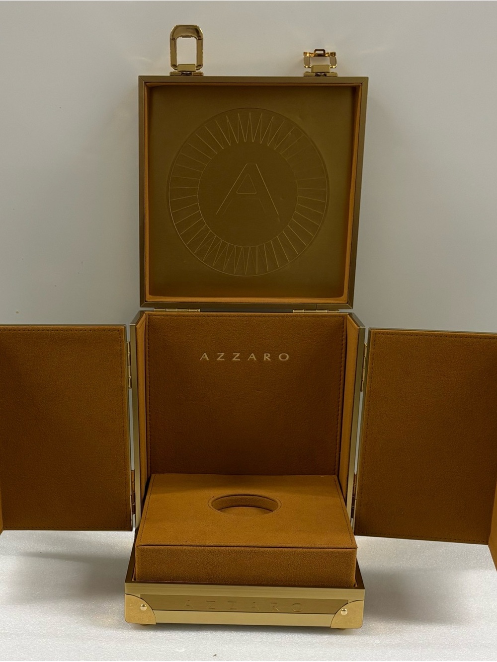 Rare ~Azzaro Forever Wanted Elixir Case ONLY ~Luxe Gold Finish - Picture 3 of 9